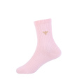 2019 hiver bonbons couleur rayure coton enfants équipage enfants bébé filles chaussettes tubulaires